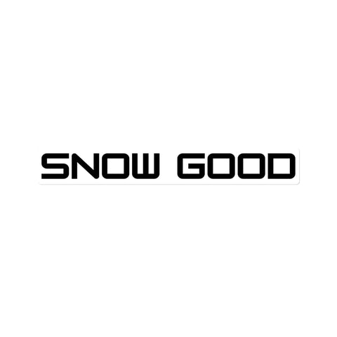 SnowGood Sticker